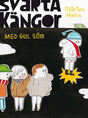 cover image of Svarta kängor med gul söm